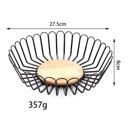 Creative Metal Fruit Bowl Basket