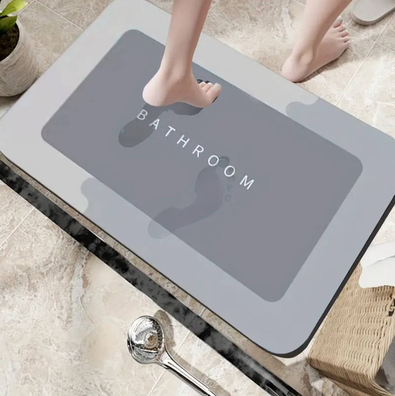 Large   Absorbent Diatom Bathroom  Mats