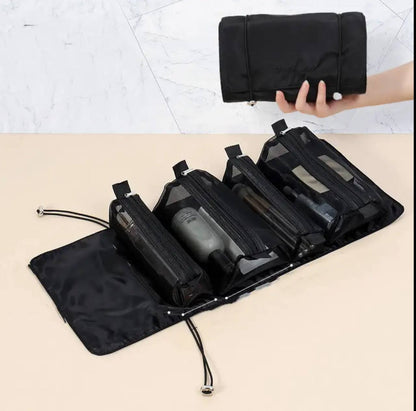 Foldable cosmetic organizer
