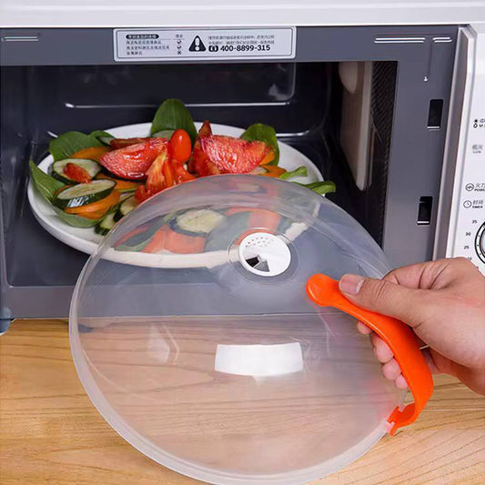 Vent microwave food cover