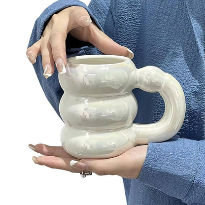 Custom Pearl Glaze Dazzling Mugs