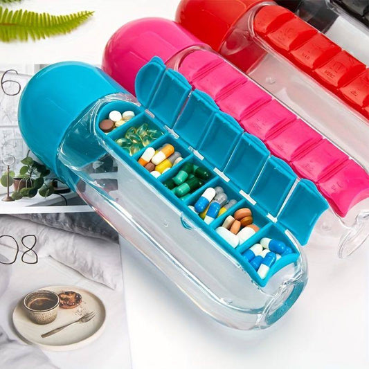 Pill organizer bottle