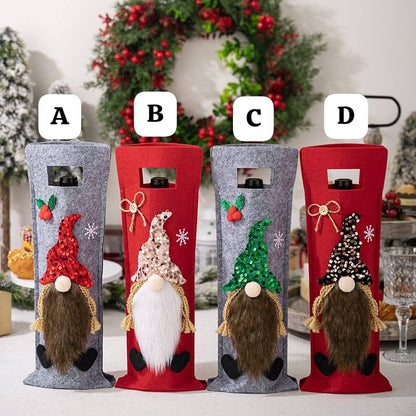 FACELESS WINE BOTTLE BAG