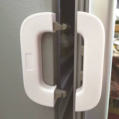 Multi-Function Safety Lock for Refrigerators & Cabinets