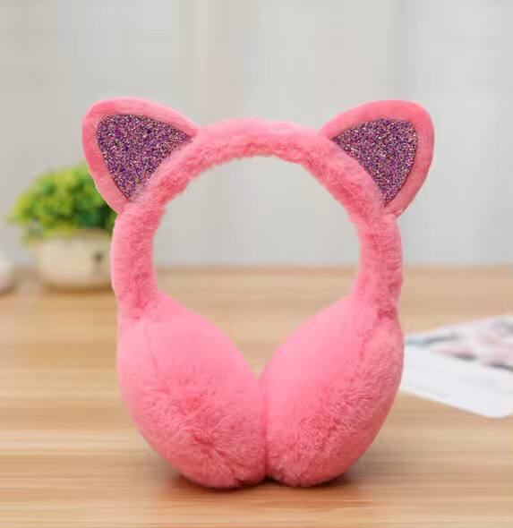 Cute cat plush fur earmuff