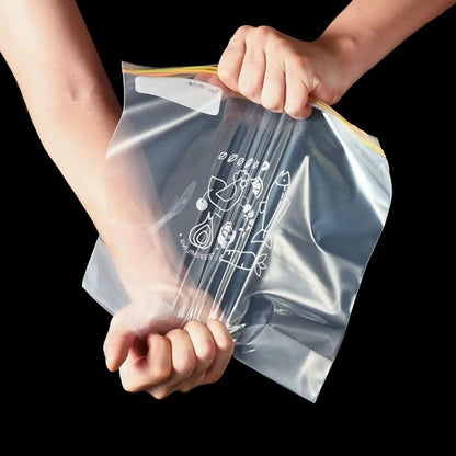 Thickened Food Grade Reusable  Storage Bags Plastic Ziplock Bags Leakproof Freezer Bags Fridge Storage Container For Meat Fruit Veggies
