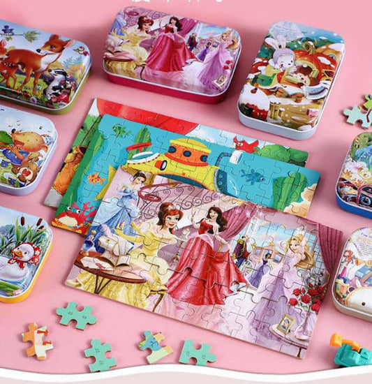 60 PC cartoon theme wooden  puzzle