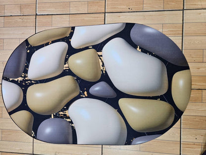 OVAL BATHROOM MATS