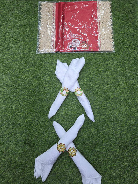 Custom Unique Napkin holder Rings. 6pcs