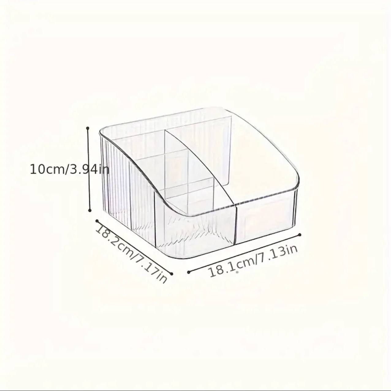 5 grid remote/cosmetic organiser