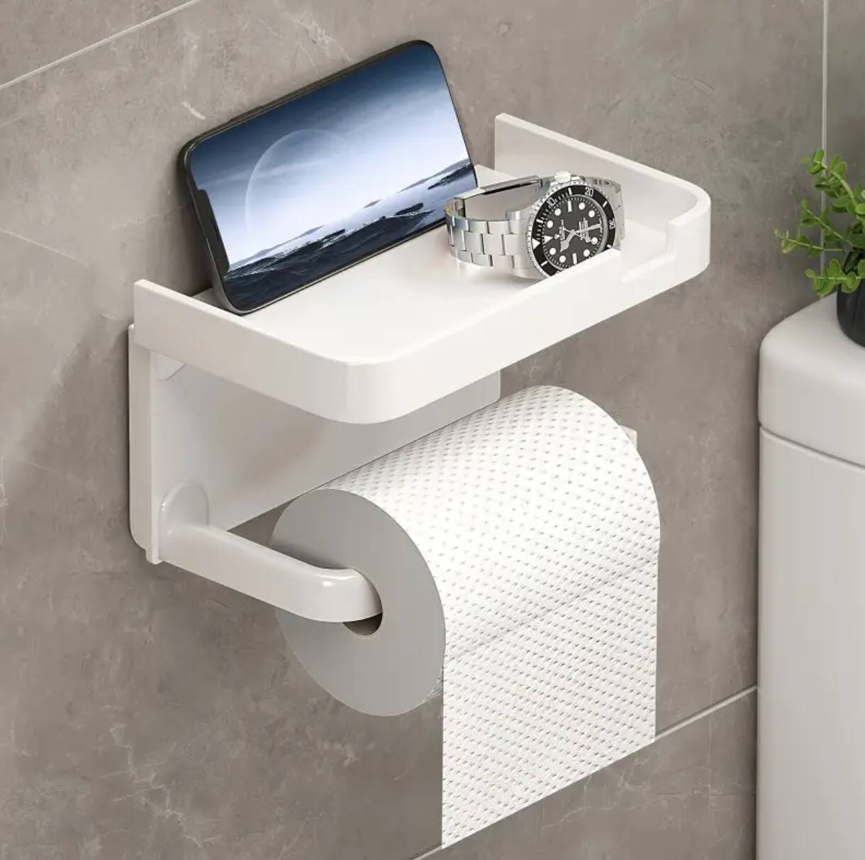 Bathroom tissue paper holder