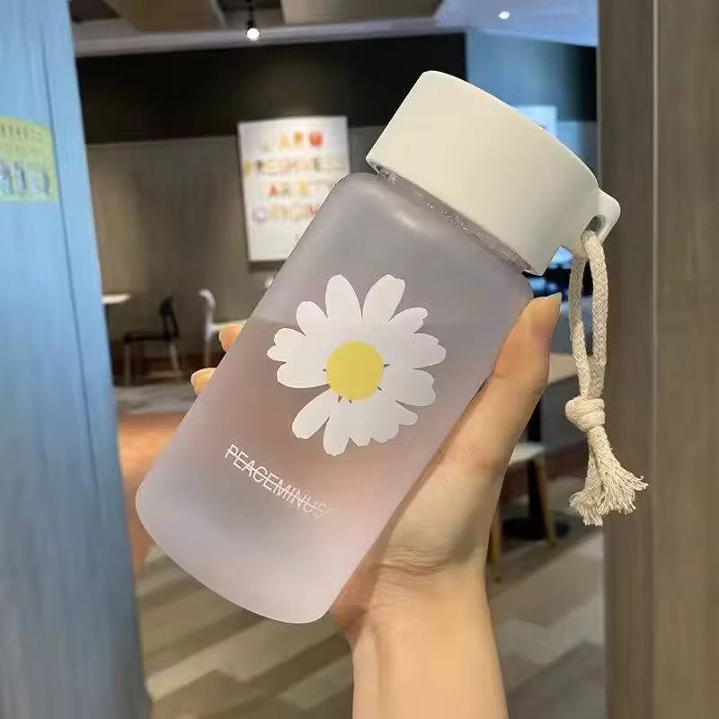 Cute transparent water bottles