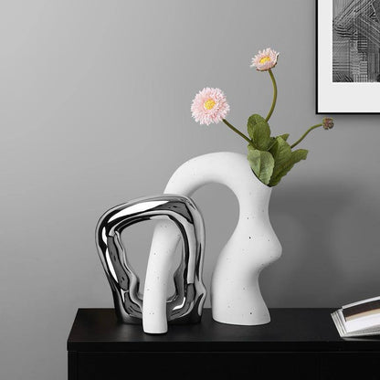 Creative interlocking Ceramic Decor Piece