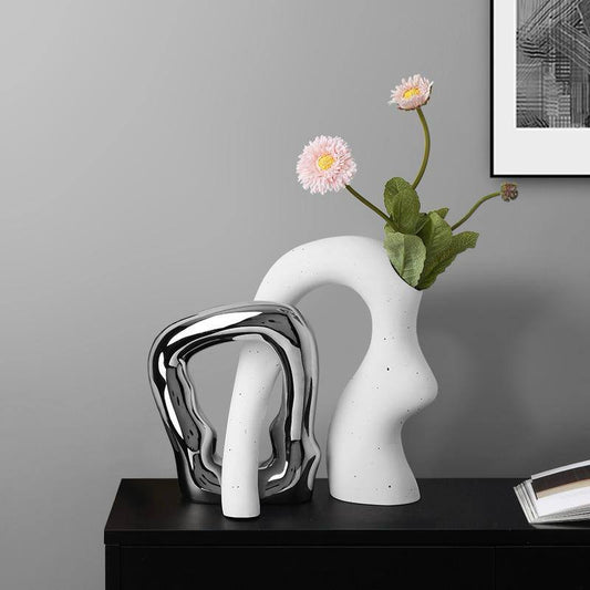 Creative interlocking Ceramic Decor Piece