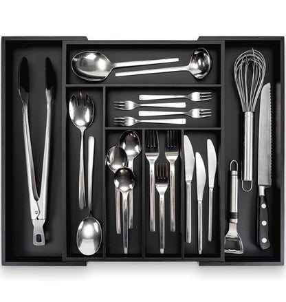 Multifunctional Bamboo drawer organizer