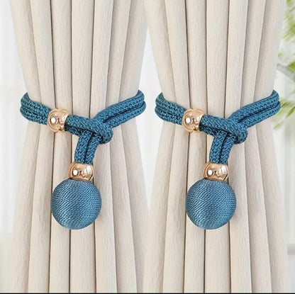 Curtain holder buckle rope
