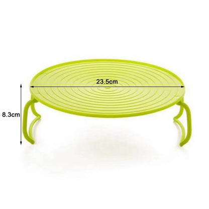 Multifunctional microwave or fridge placement rack organizer