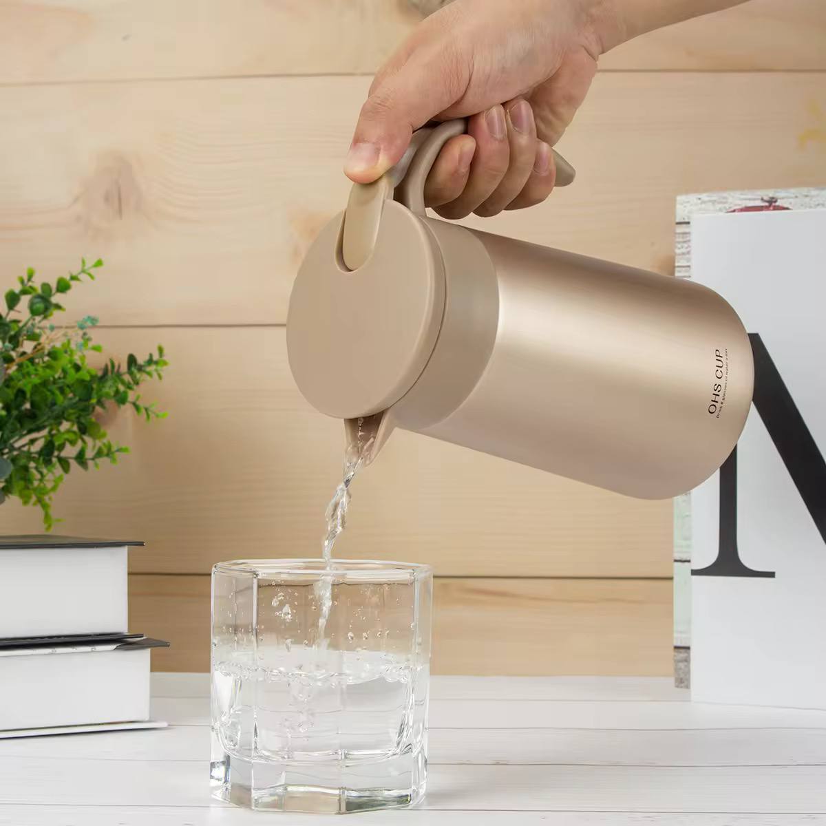 Classy unbreakable thermos hot/cold