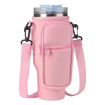 Portable Water Bottle Carrier Bag with Straps