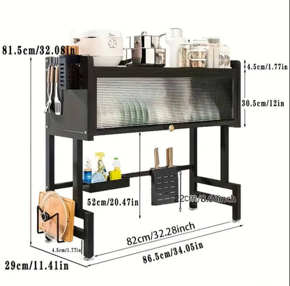 Multi-Purpose Kitchen Storage /Drain Rack