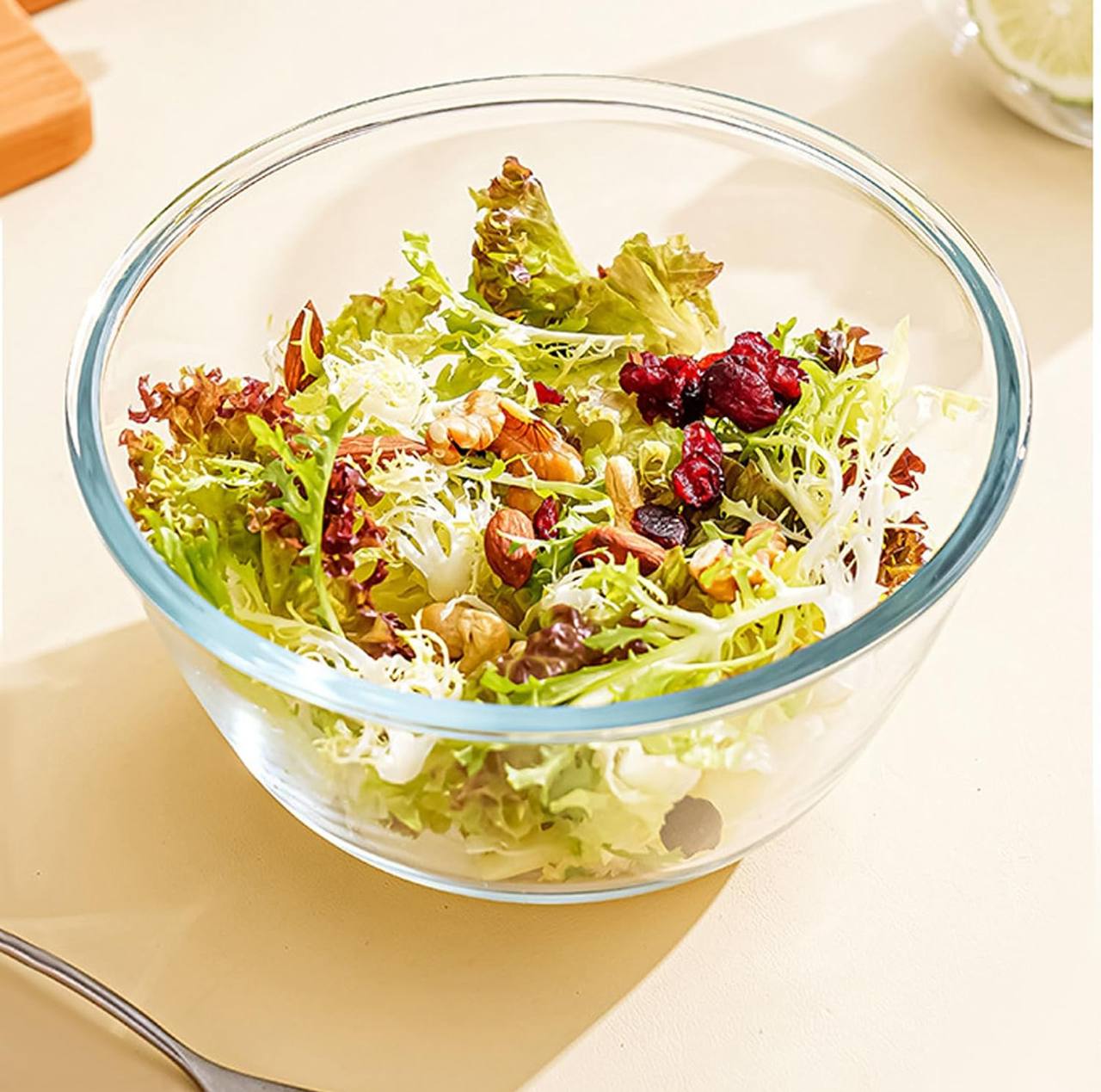 High borosilicate Glass Bowls 
Perfect for baking/serving.