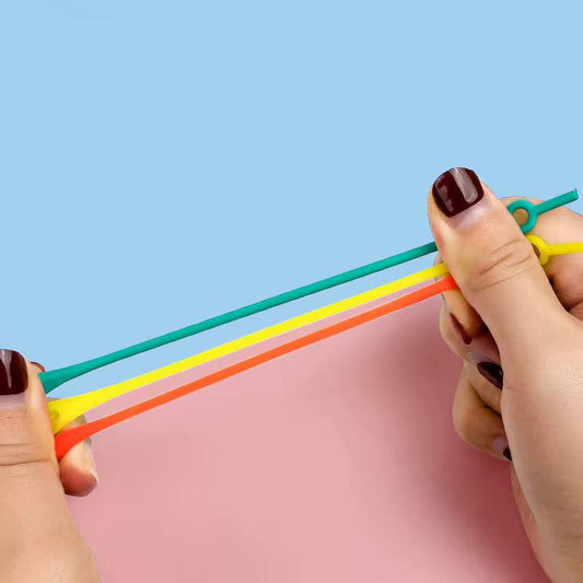 Silicone reusable shoe laces