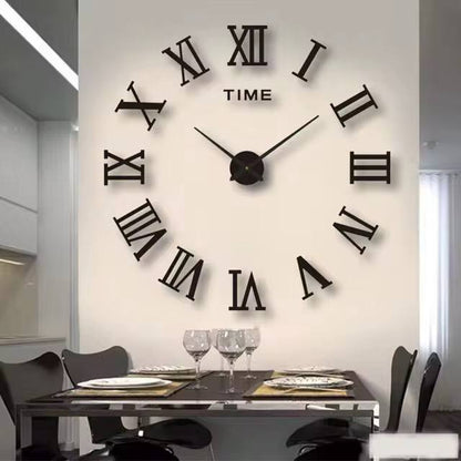DIY Stylish and modern acrylics stickers clock