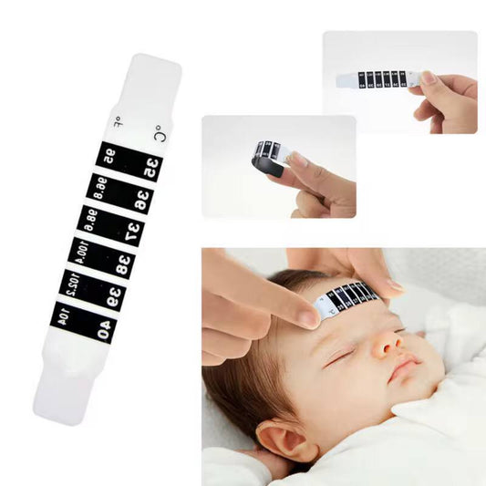 Forehead strip thermometer.