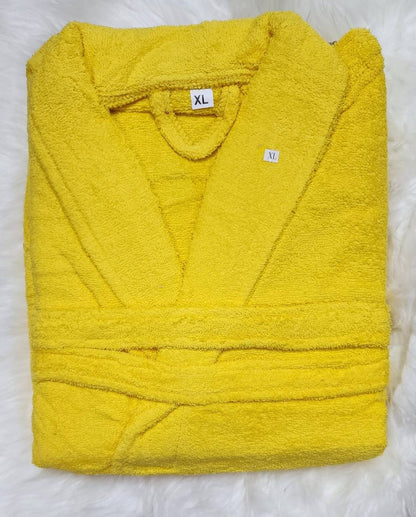 Coloured bathrobes