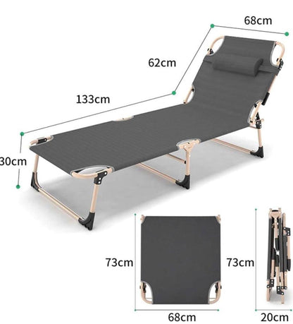 Folding Sunbed Sun Lounger