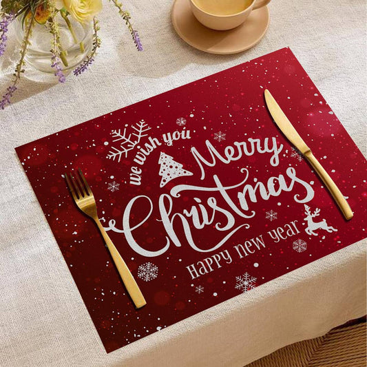 Christmas themed table placemats/table mats