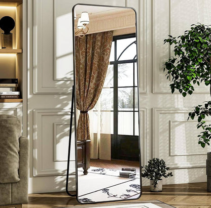 Full body rectangular framed dressing mirror