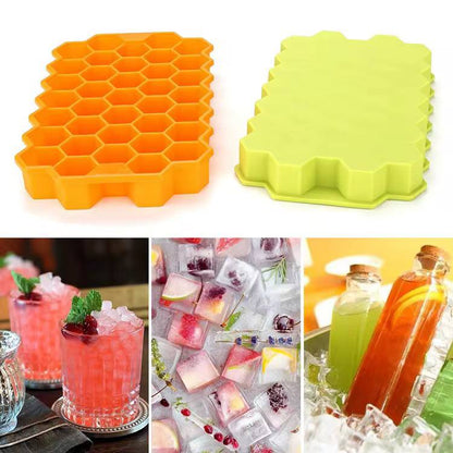 37 grid silicon ice cube maker