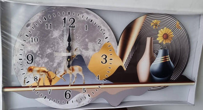 80x40cm Decor wall clock
