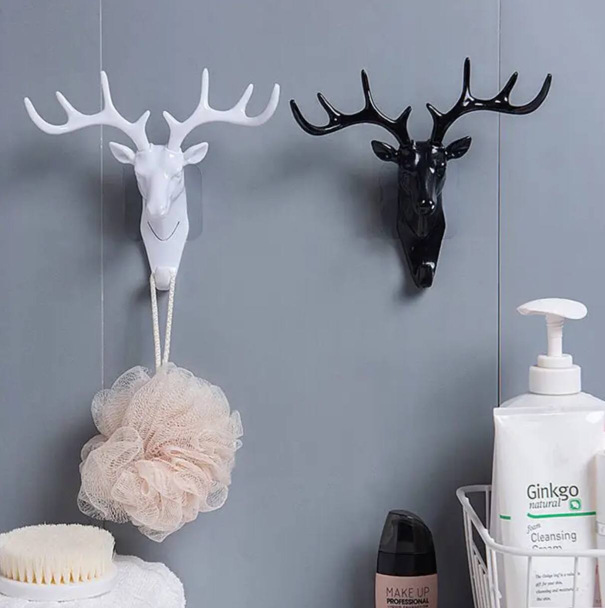 wall hanging hook vintage deer