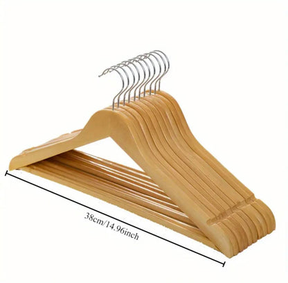 10pcs Wooden Clothes Hangers