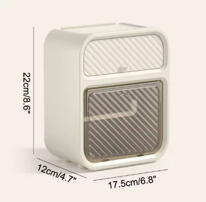 Space-Saving Wall-Mounted Tissue Box Holder