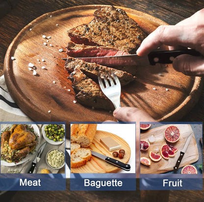 6pcs set STAINLESS STEEL SERRATED STEAK KNIFE