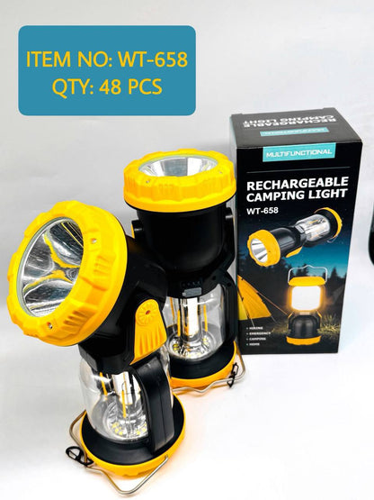 Rechargeable camping light