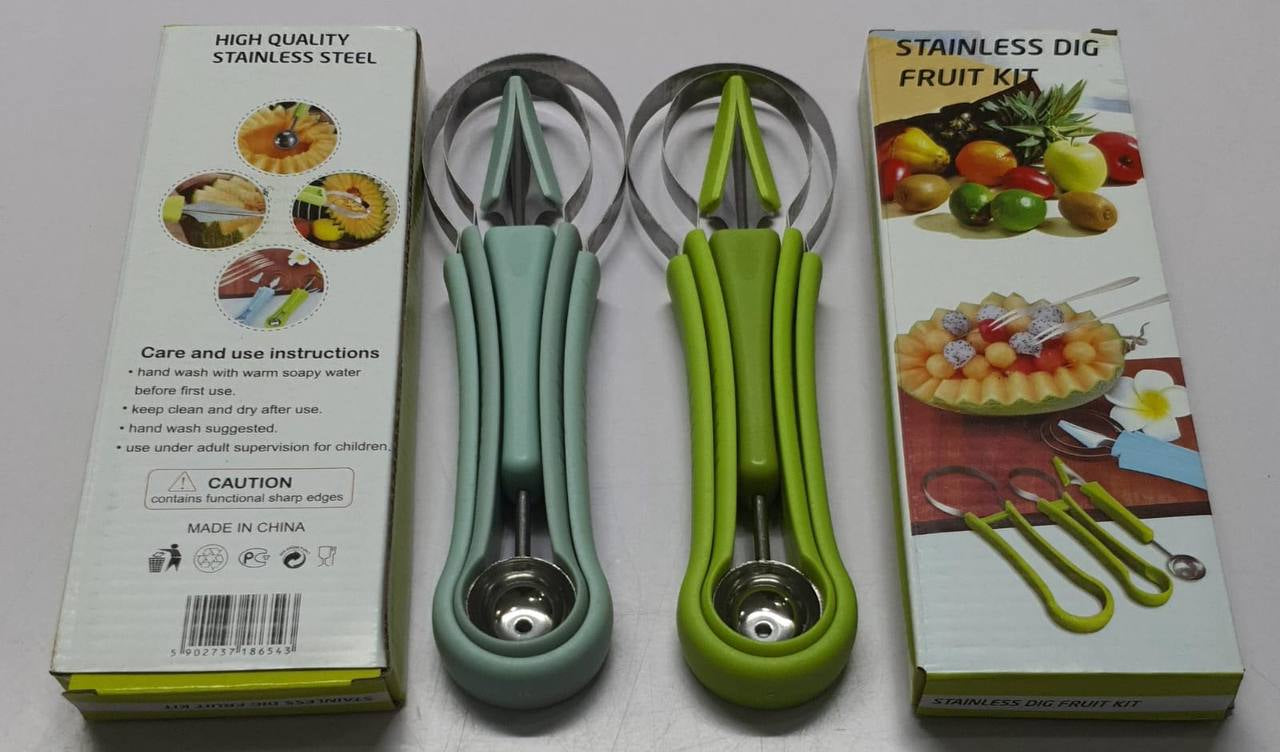High quality Stainless steel DIG fruit kit 3in1