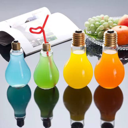 Glass Cups Light Bulb Shaped