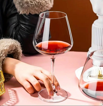 2pc Medium Capacity  Crystal Wine Glass.