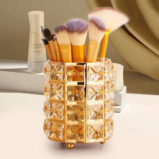 Make up brushes sparkling cylinder .