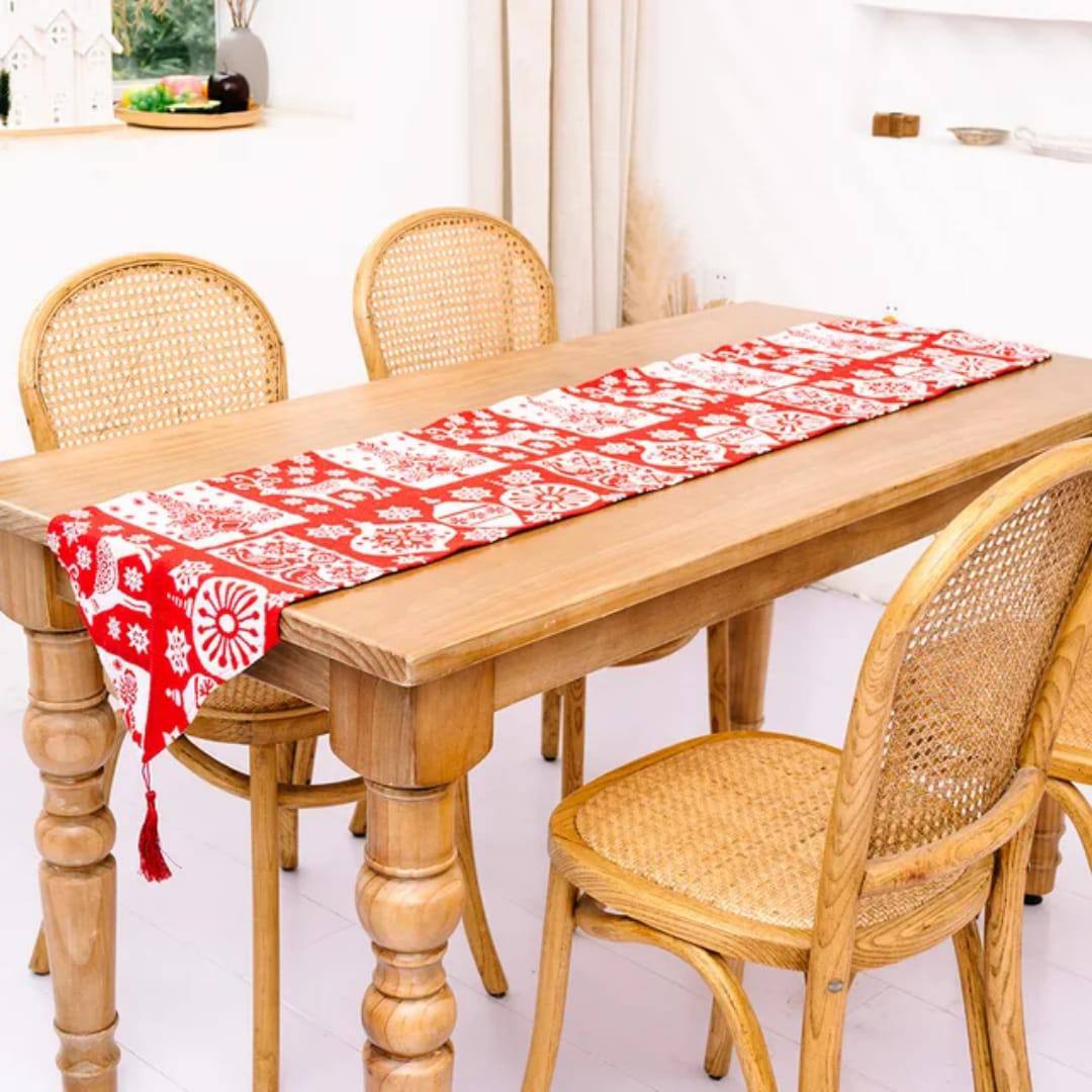 Christmas Knitted Fabric Tablecloth  Runner
35*180cm