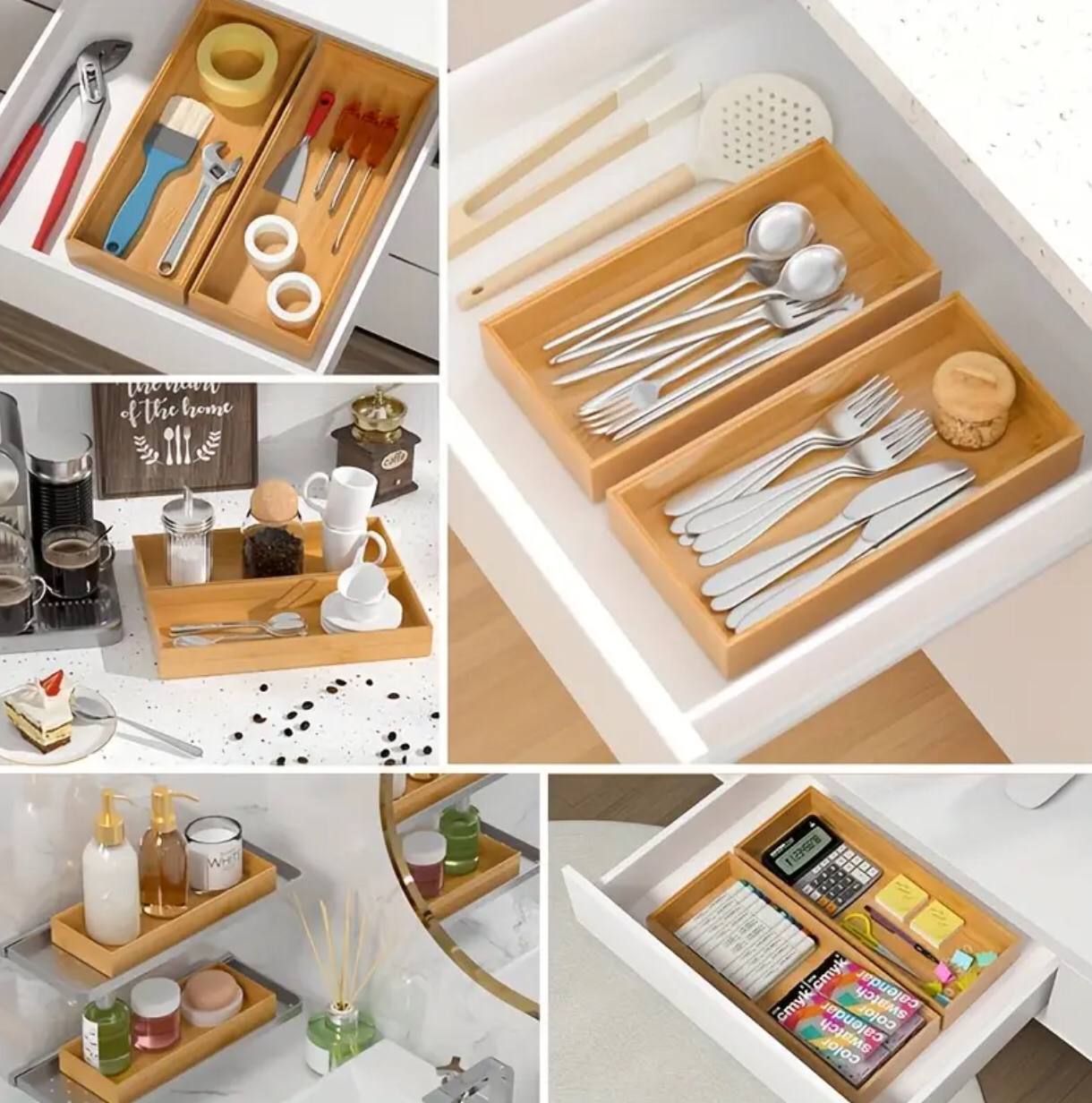 Bamboo kitchen organizer/holder