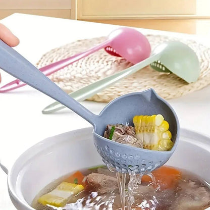 2 sided soup serving spoon