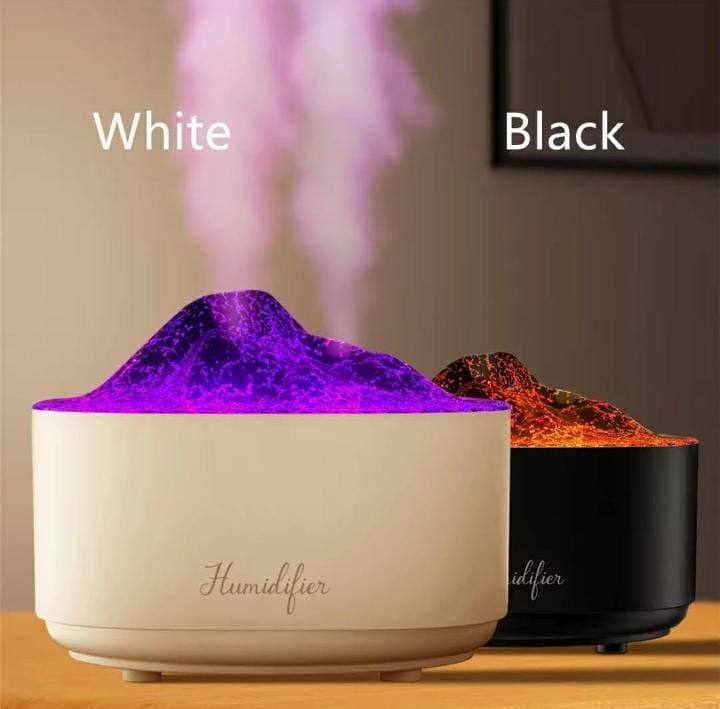 HUMIDIFIER AROMATHERAPY FLAME VOLCANO LIGHT