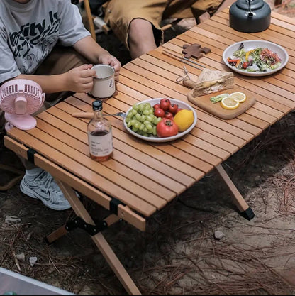 Foldable camping picnic table