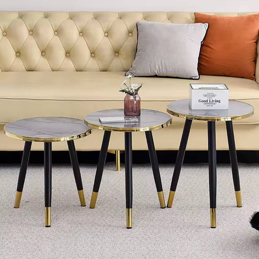 3 in 1  Nesting luxury marble side stool