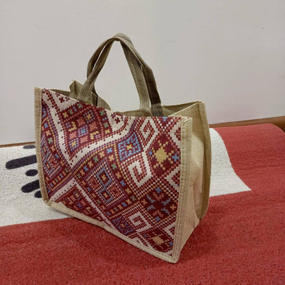 Geometric Print Pattern Tote Bag
